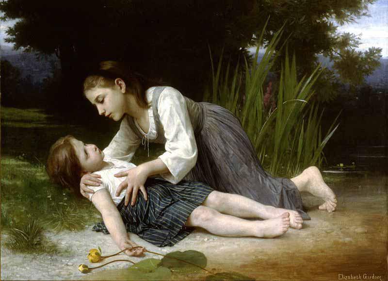 Elizabeth Jane Gardner The Imprudent Girl Sweden oil painting art